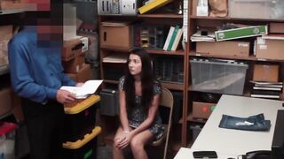 Juicy Munchie Alert Innocentcutie Caught Redhanded Shoplifts, then Returns the Favor with a Blowjob  Anal FckFest