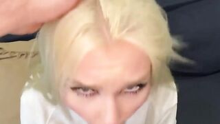 "Sexy Light Haired Wife Cheats On Husband To Save His Job"