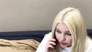 "Sexy Light Haired Wife Cheats On Husband To Save His Job"