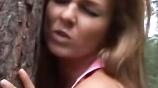 DIRTY LESBO FOREST FRENZY  2 SKINNY Dykes Go WILD in the Woods