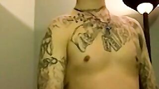 Tattooed  Tempted Horny Homie Swallows Cum of Rich BAE