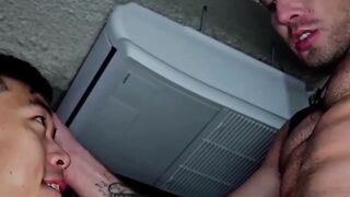 Mika Ayden and KoreanTwunk indulge in a rough flip fucking
