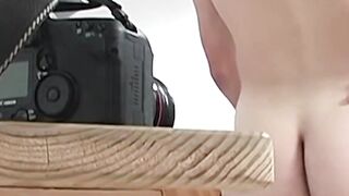 Blond photographer Justin Park indulges in hot flip fucking with his model
