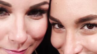 "Babes #1 &2 Get Facial Blast in Threesome Orgy"