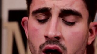 "Four-some College Guys Rimming & Bareback Orgy"