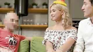 "Blondie Bombshell - Sensual Massage Turns into Passionate Fucking"