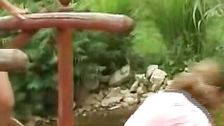 Ellis Gets Destroyed on the Bridge A Brutal Anal SMASHFest