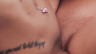MINDBLOWING LESBIAN ROMP Katie Cai and Vanessa Marie Engage in Explicit Cunny Candy Exchange
