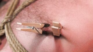 Hairy Sexystache used and dominated by merciless fucker James Fox