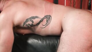 Hairy Sexystache used and dominated by merciless fucker James Fox