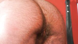 Hairy Sexystache used and dominated by merciless fucker James Fox