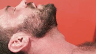 Hairy Sexystache used and dominated by merciless fucker James Fox