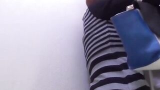 "Japanese Cuties Race To Public Bathroom For A Pee Contest"