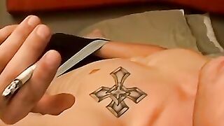 "Smokin' Hot Blonde Teen Jerks Off Her Boyfriend For A Steamy Orgasm"