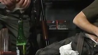 Triple Threat HardHitting Anal Action in Boot Camp Chaos