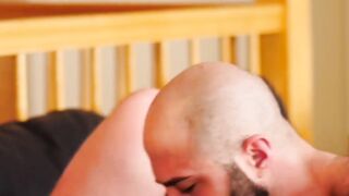 "Hair Bear Rimming - Raw Anal Sex with Muscle Studs"