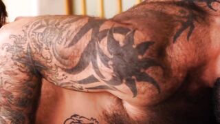 "Hair Bear Rimming - Raw Anal Sex with Muscle Studs"
