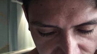 Latin straight dude suck dick and gets barebaced for money