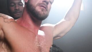 UNTHINKABLE DEPTHS Sean Xavier unleashes his dark side on helpless Tryp Bates in a BDSM frenzy!