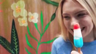 BURNING DESIRE Blonde Bombshell Carly Rae Cannibalizes My Dick, Faces Icing Imminent!