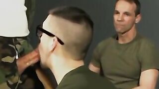 BLASTED BY THE BIG GUN Punishment for Disobedience in the BRANCH  Army Daddys Brutal Blowjob Training