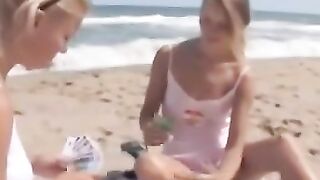 Summer Lovin Squid Game 2 Lesbians, 1 Beach, Unlimited Fucking