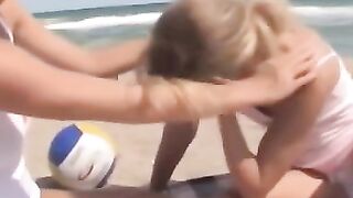 Summer Lovin Squid Game 2 Lesbians, 1 Beach, Unlimited Fucking