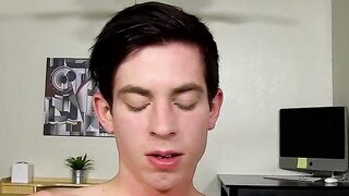 "Young Hunk's Solo Stroke - Big Dick Teen Jerks Off"