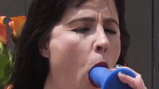"Thicc Milf's Sex Toy Adventure - Hot Mom Fingering Herself To Orgasm"