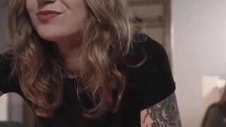 "Sexy Lingerie Unboxing & Try On with MsLoreley in Black Nylons"