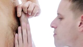 "Horny Hunks Share Shower Sex - Gay Couple Romance"