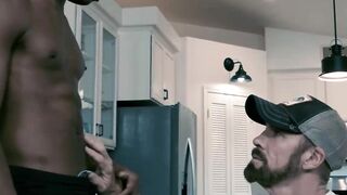 "Muscle Coach's Deep Threat - Huge Black Stud Gets Fucked Hard"
