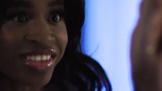 "Erotic Passion - Black Bombshell Riding Big-Black Dick After Slobbering Blow Job"