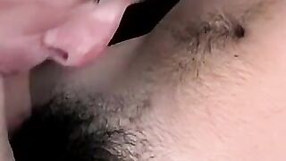 "Big Dick Surprises Best Friend's Wife in Steamy Shower Threesome"