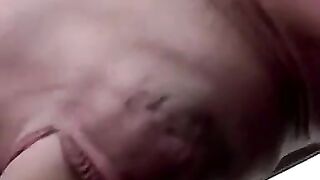 "Big Dick Surprises Best Friend's Wife in Steamy Shower Threesome"