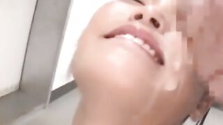 "Japanese Bombshell - Sexy Teen Faceshot Orgasm Blowjob"