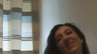 "Sexy Bombshell Blonde MILF Loves Being Watched"