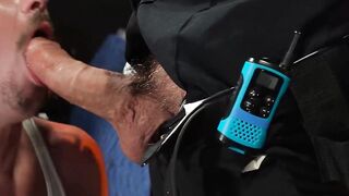 "Police Officer Dominatrix - Double Anal Domination with Two Men"