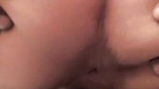 "Hot Blonde Babe Gives Her Man A Surprise Orgasm With Pussy Lick And Toy Play"