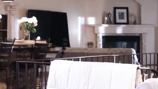 "Beautiful Blondie Bombshell Ivy Wolfes Gets Fucked Hard By A Hunk And Swallows His Load"