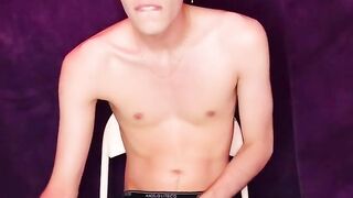 EXTREME PLEASURE OVERLOAD Twink Henry Evans Tortures Himself with Anal Toys, Jerking Off Like a MANIAC!