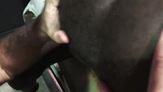 "Mechanics Shop - Ass-Licking & Creampie Fuck with Customer"