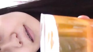 "TeensGoPro - JAV Cutie Captured Peeing In Cup While Doing Makeup"