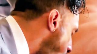 EXECUTIVE DECISION Hairy Boss Goes from Succulent Blowjob to Brutal Anal Fk