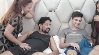 "Four-Way Swinger's Paradise #4 - Hot MILFS Teach Their Sons How to Fuck"