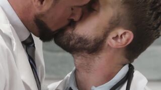 "Doctor's Office Ass Exam - Big Dick Anal Sex With Hunk Dr. Wesley & Patient Mike"