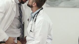 "Doctor's Office Ass Exam - Big Dick Anal Sex With Hunk Dr. Wesley & Patient Mike"