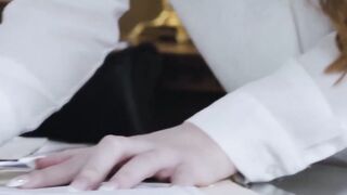 Newbie Gets Schooled Watch Quinn Waters Teach Harper Red the Ultimate Office Seduction Lesson