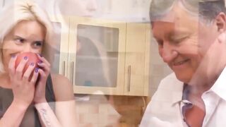 STEPDAD TAKEOVER Watch as Innocent Jenny Gets Ruined by Her BFs Dirty Ol Dad!