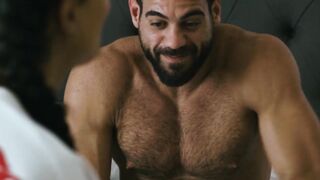 UNLEASH THE BEAST  Tatted Trans Eva Maxim SCREAMS for Stepdad Ricky Larkins HUGE Cock in Her Tight Mouth
